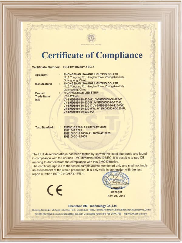 High pressure light with CE certificate